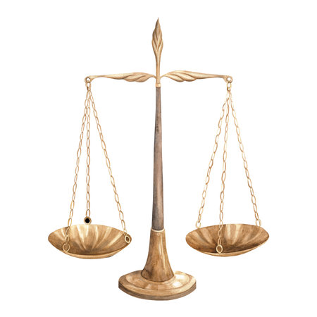 Scale Watercolor Isolate Illustration for clipart. Designed for menus, culinary blogs, packaging, textiles, web design, stickers, invitationsの写真素材