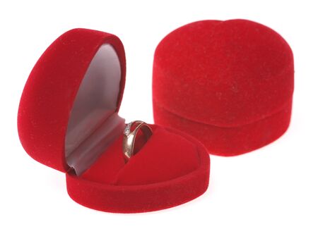 Two gift boxes on Valentine day.の写真素材