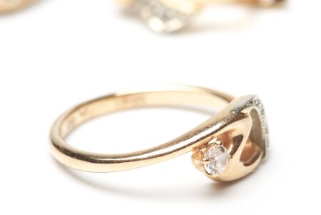 Gold ringの写真素材