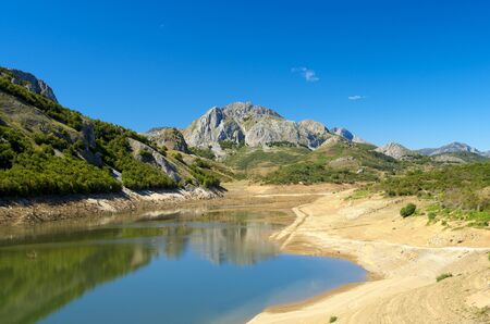 Beautiful mountain landscape near the national park Picos de Europa.の写真素材