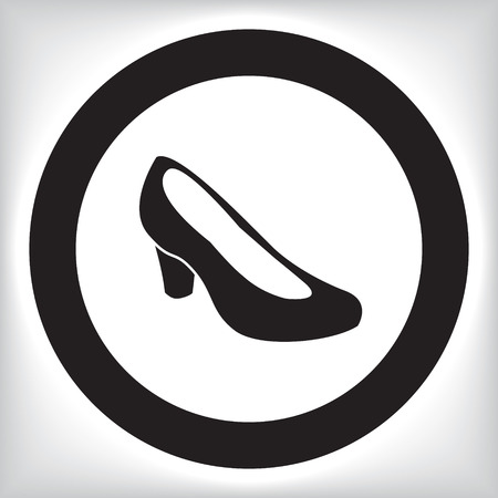 Female shoe iconのイラスト素材