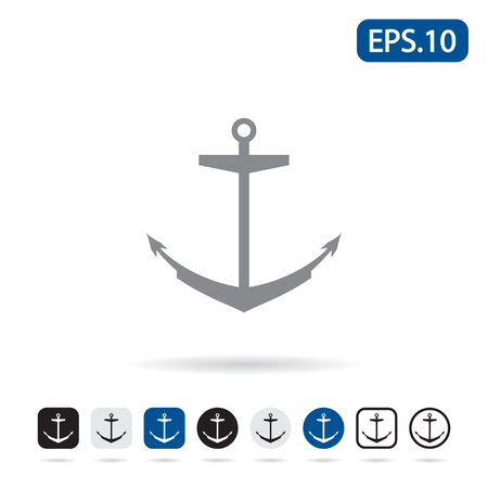 Anchor icon. illustration.のイラスト素材
