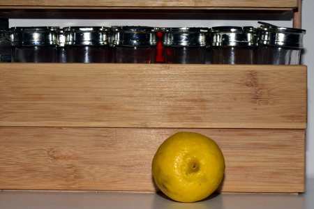 Lemon and spicesの写真素材
