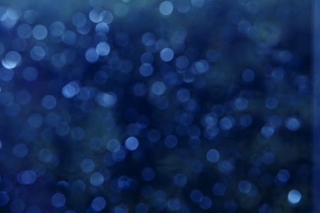 Bokeh: Dark Blueの写真素材