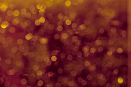 Bokeh: Yellow and Violetの写真素材