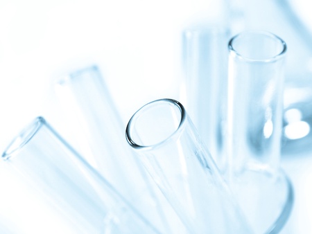Science and medical glassware and test tube, Chemical laboratory の写真素材