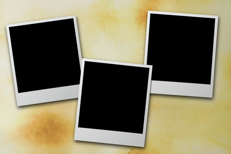 Aged photo frame 