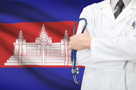 Concept of national healthcare system - Cambodiaの写真素材