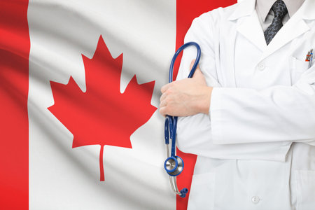 Concept of national healthcare system - Canadaの写真素材
