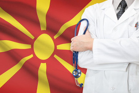 Concept of national healthcare system - Republic of Macedoniaの写真素材