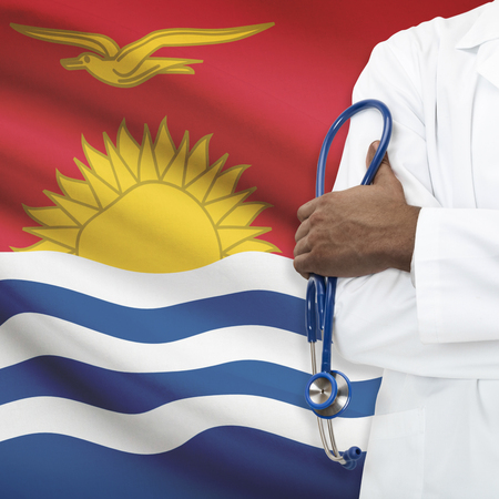 Concept of national healthcare system series - Kiribatiの写真素材