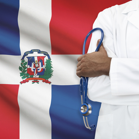 Concept of national healthcare system series - Dominican Republicの写真素材