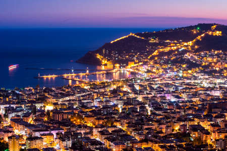 alanya beach turkeyの写真素材