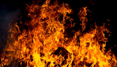 bonfire texture Fire with alphaの写真素材