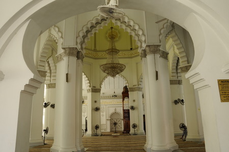 Main Prayer Hall of Kapitan Keling Mosque のeditorial素材