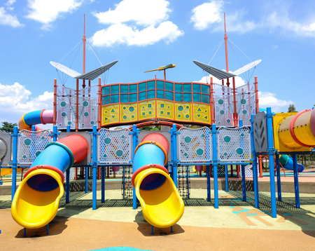 Playground located at Cyberjaya Lake Garden, Sepang, Malaysia.