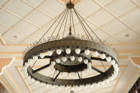 Putra Mosque. The mosque was located at Putrajaya Malaysia. It was the first mosque built in Putrajayaのeditorial素材