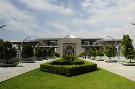 Tuanku Mizan Zainal Abidin Mosque located at Putrajaya, Malaysiaのeditorial素材