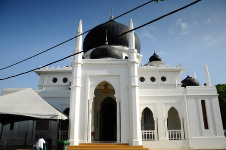 Alwi Mosque in Kangarの写真素材