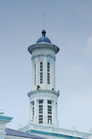 Minaret of Sultan Ismail Mosque in Muar