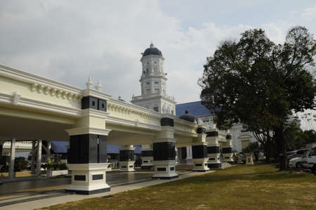 Sultan Abu Bakar State Mosque in Johor Bharu Malaysiaの写真素材