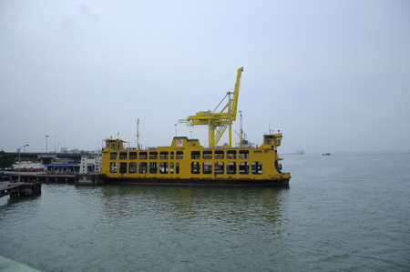 PENANG, MALAYSIA  MARCH, 2013: Penang Ferry Service in Malaysia. Located in the state of Penang, Malaysiaのeditorial素材