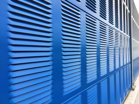 Noise barriers are installed along the vehicle lane bordering the residence to prevent noise...