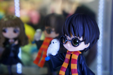 SEREMBAN, MALAYSIA -MARCH 22, 2020: Bubblehead action figures character from Harry Potter Movies...