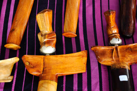 SEREMBAN, MALAYSIA -MAY 01, 2017: Keris is a traditional weapon of the Malay community in Malaysia. Made manually by using the selected iron. The handle is made of wood or ivory.のeditorial素材