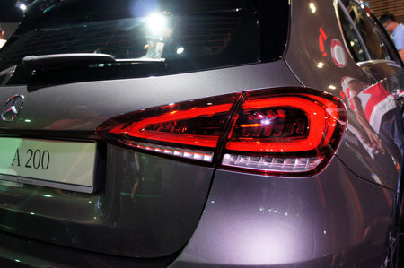 KUALA LUMPUR, MALAYSIA -NOVEMBER 11, 2017: Car tail light or tail lamp. Designed with safety...