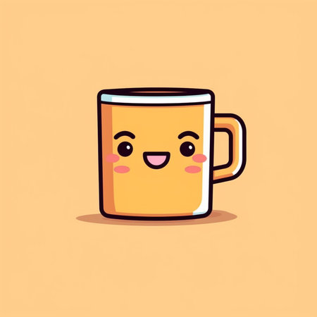 Cute beer mug character. Vector cartoon kawaii character illustration icon designの素材