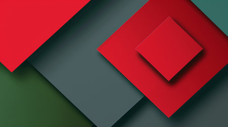 Abstract geometric background with red, green and blue squares. Vector illustration.の素材