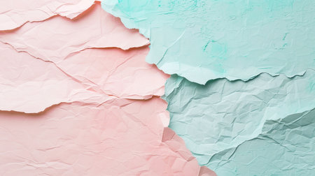 Colorful crumpled paper texture background. Copy space for text.の素材