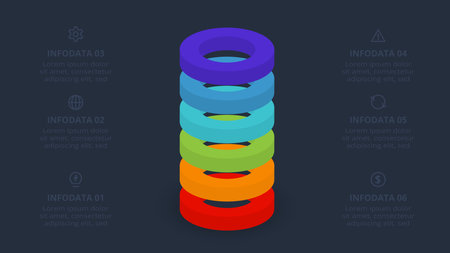 Template for web on a black background.のイラスト素材