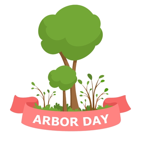 Arbor Day vector Illustrationのイラスト素材