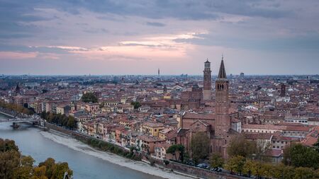Santa Anastasia church, Venice Italyの写真素材