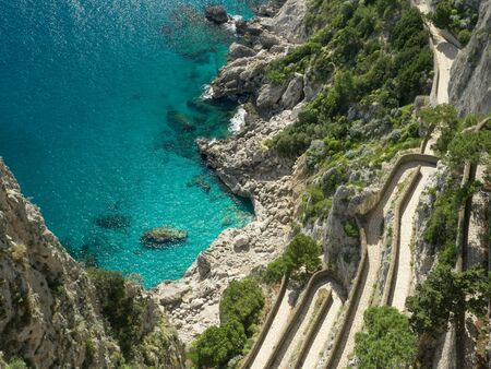 Beautiful views of  Amalfi coastの写真素材