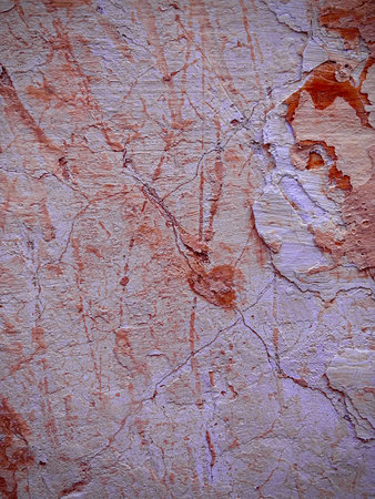 Weathered wall closeup shot showing colors & texture.