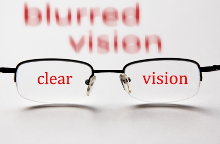 blurred vision and clear vision with eyeglasses concept to test your eyesight blurred vision and clear vision with eyeglasses concept to test your eyesight
