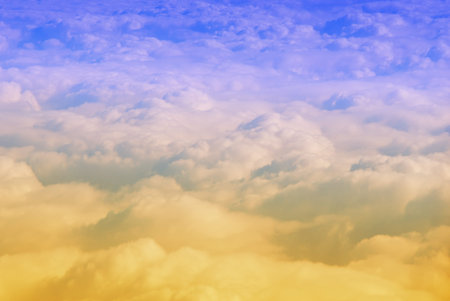Cloud with blue sky