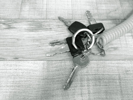 Keychain on the table