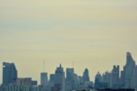 building and city on lanscapeの写真素材