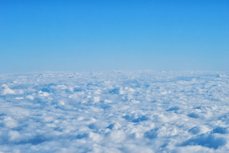 Cloud with blue sky