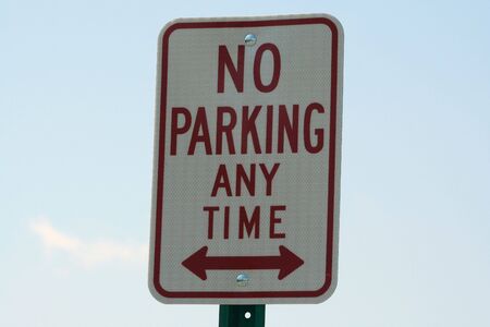 an image of a No Parking Signの写真素材