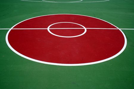 an image of a Basketball court の写真素材
