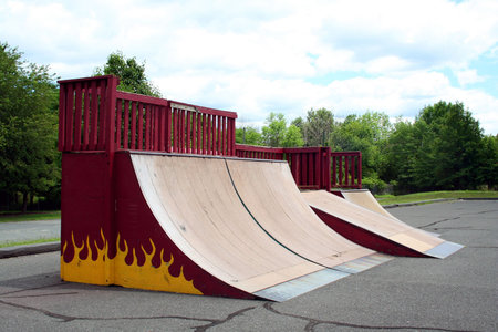 an image of Skateboard Park Ramps