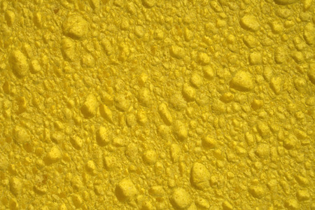 close up of a Yellow spongeの写真素材