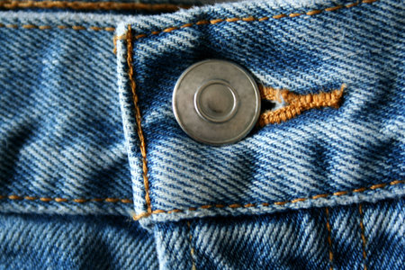 Blue Jeans Button