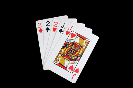 Isolated full house poker hand