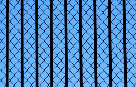A Chainlink fence background textureの写真素材